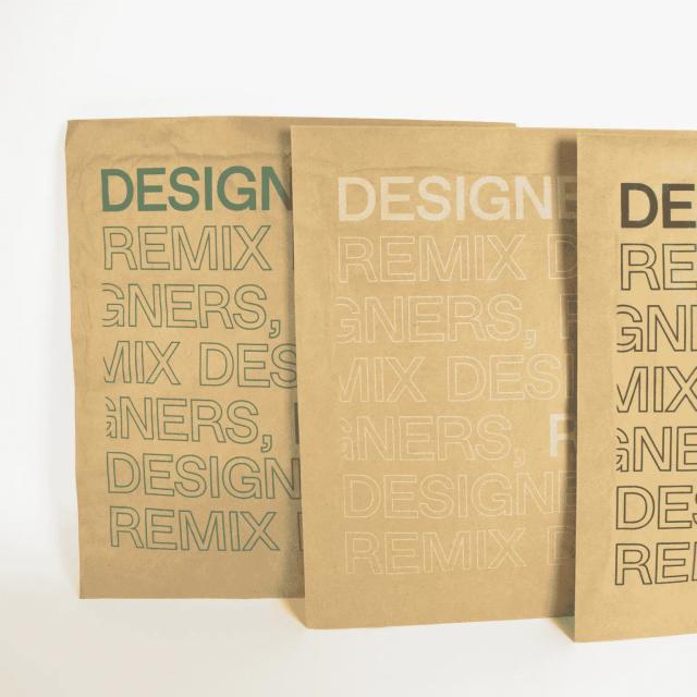 DESIGNERS REMIX PAPER MAILING BAG