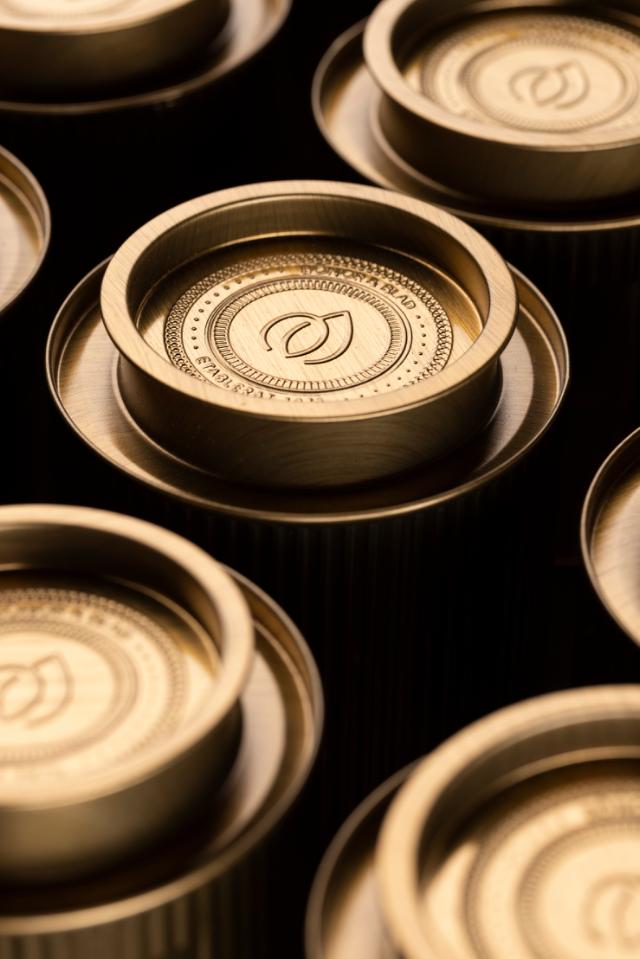 Tin - Customized by Embacollage for Bönner & Blad. We've crafted personalized tin packaging tailored for Bönner & Blad