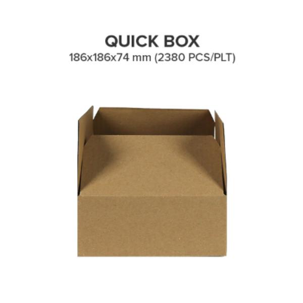 Quickbox 186x186x74 mm ohne Tape