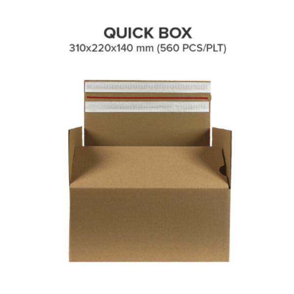 Quickbox 310x220x140 mm mit 2 Tapes