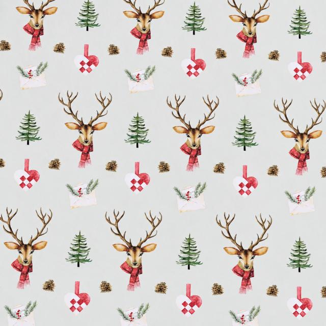 Gavepapir AllbyVoss Deer 55cmx100m