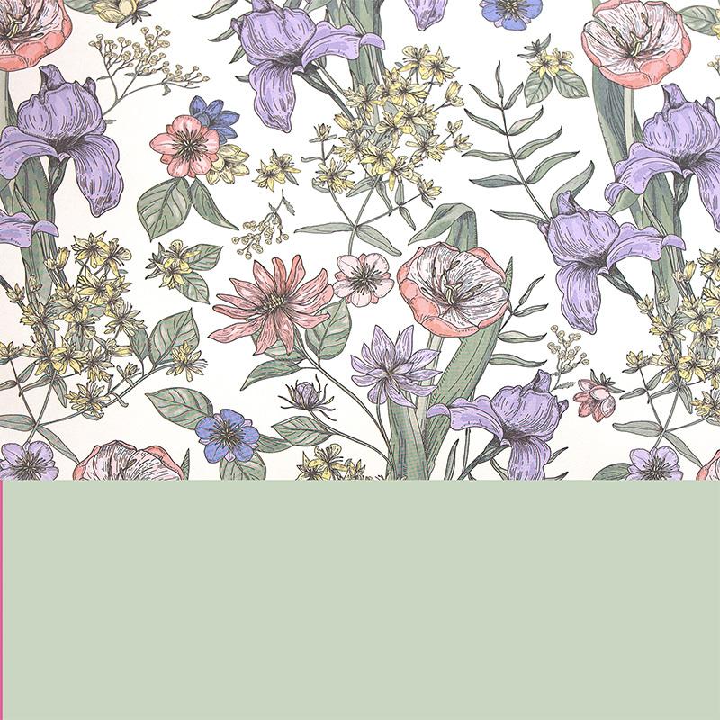 Geschenkpapier 3675 Iris  55 cm x 100 m