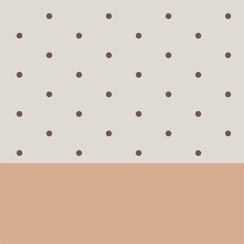 Geschenkpapier 3718 Polka Dot Coffee Cream 55 cm