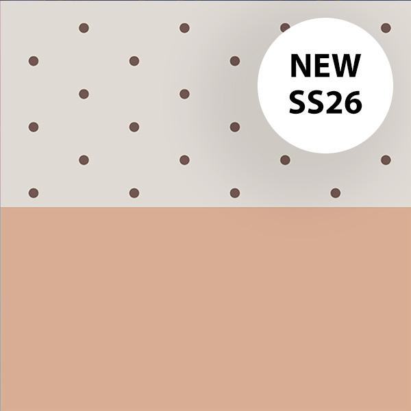 Geschenkpapier 3718 Polka Dot Coffee Cream 55 cm