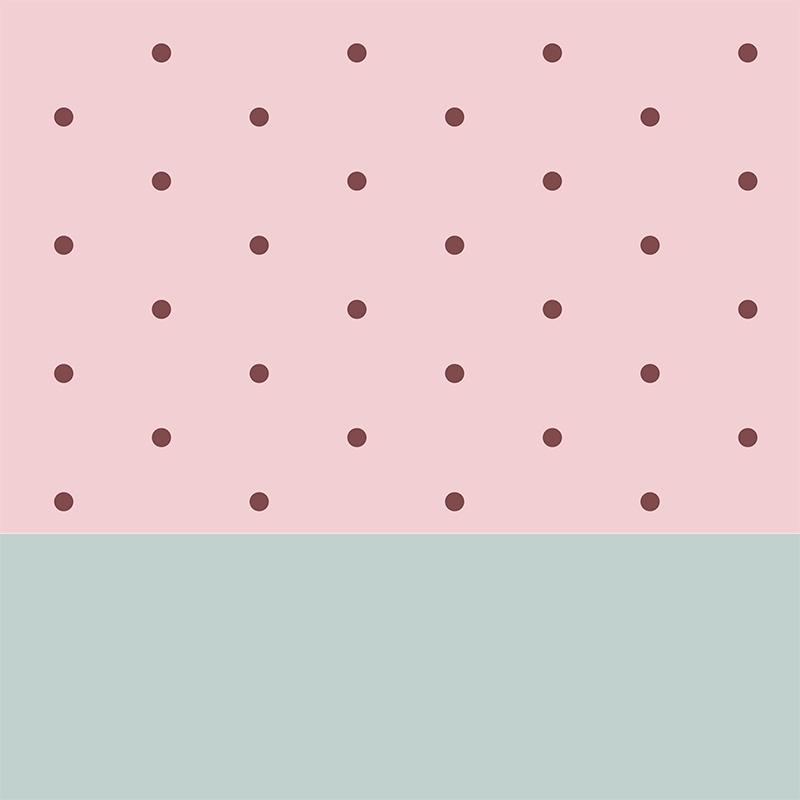 Geschenkpapier 3718 Polka Dot Coffee Cream 55 cm