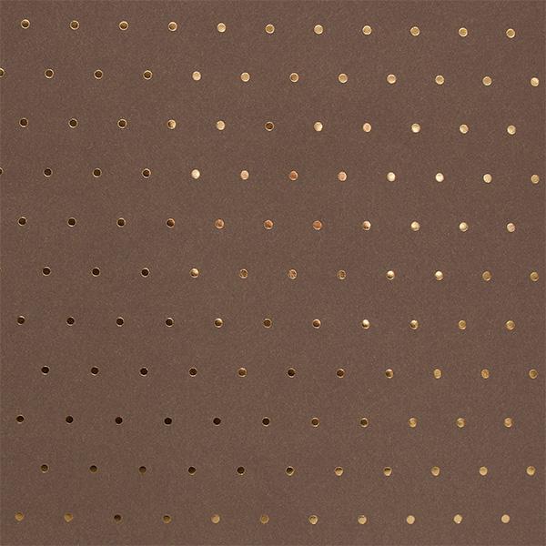 Weihnachtsgeschenkpapier  6293 Walnut Gold Dots