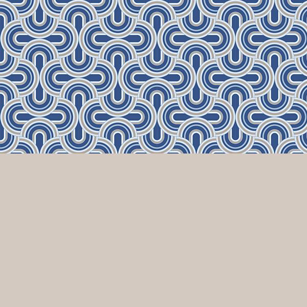 Geschenkpapier  6304 / Geometric Blue