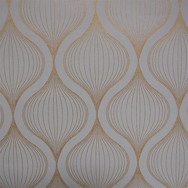 Weihnachtsgeschenkpapier 6356 Creme ornaments 55 cm x 100m