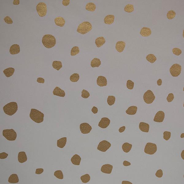 Weihnachtsgeschenkpapier 6357 Snow Leopard Gold 55cm x 120m