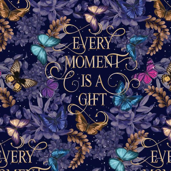 Weihnachtsgeschenkpapier 6488 Every Moment is a Gift 55 cm