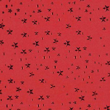 Weihnachtsgeschenkpapier 6491 Little Stars Red 55 cm x 100 m 