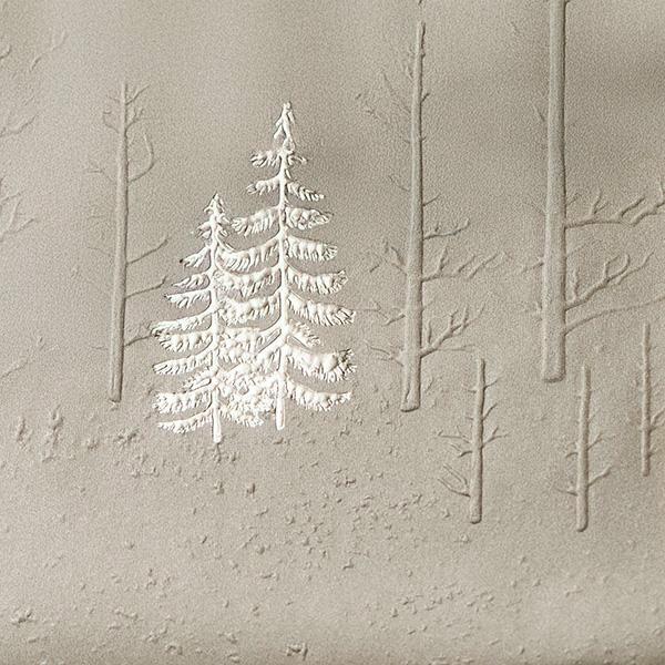 Weihnachtsgeschenkpapier 6510 Forrest Star Night Grey Green 55 cm x 100 m