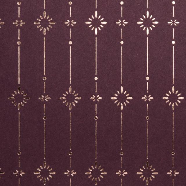 Weihnachtsgeschenkpapier 6563 Star Night Burgundy 55 cm 100m