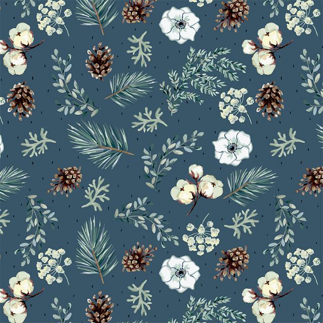 Christmas paper 6593 Christmas Cotton 55cm 100m