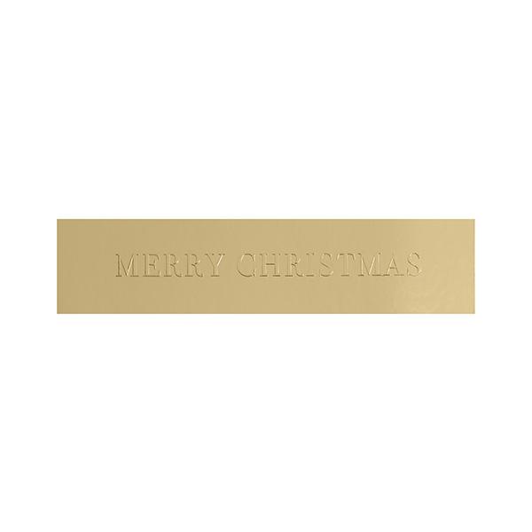 Sticker Merry Christmas 150x35mm Gold 