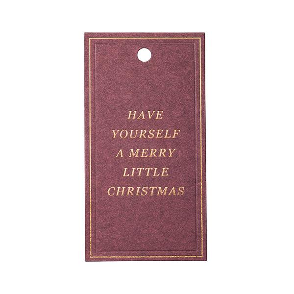 To & From Anhänger Christmas Greatings lila 90 Stk.