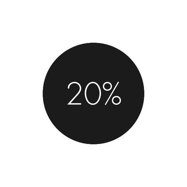 Angebot Sticker Schwarz 20% Ø19mm 500Stk