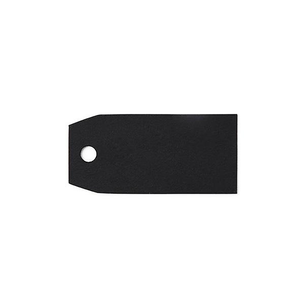 Hangtag 4x8,5cm Black 100Stk.