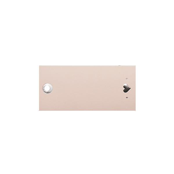 Hangtag 40x85mm Dusty Rose Silber Heißfolie 90Stck