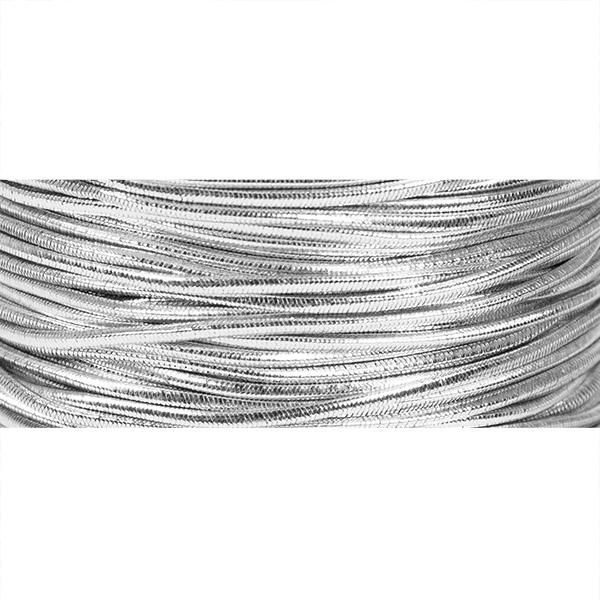 Elastikband 1 mm x 200 m Silber