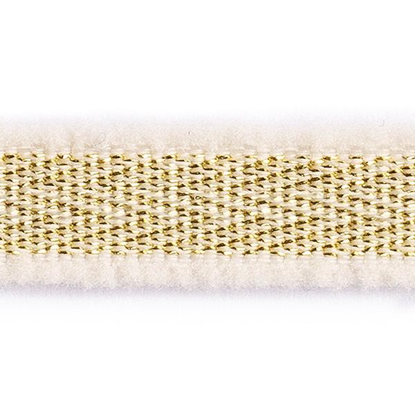 Geschenkband Beige Glitter 10 mm x 50 mtr