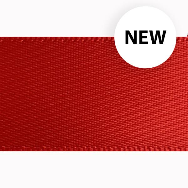 Satinband 18mm x 90m Poppy Rose