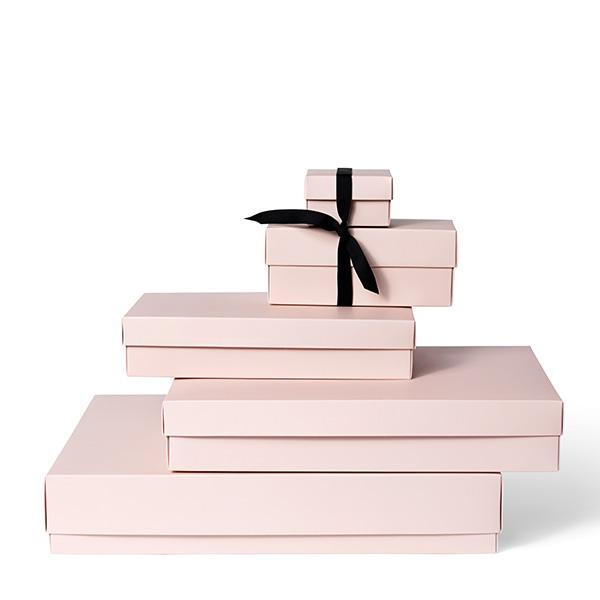 Geschenkbox Boden&Deckel Nude 10x8x20