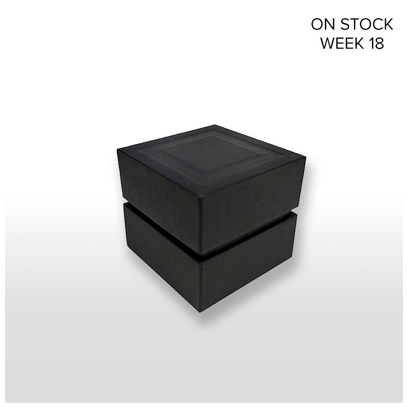 Hardbox Boden & Deckel Black  6x6x5,5cm