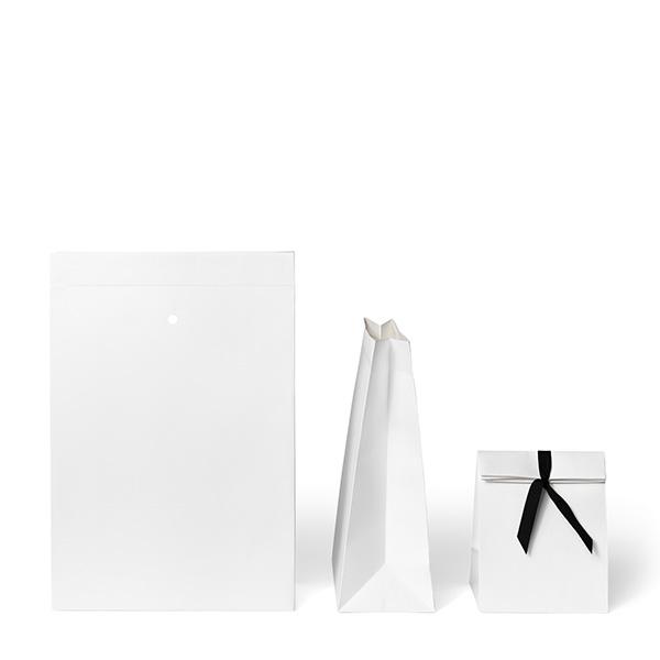 Geschenktüte Weiss 25x13x30cm