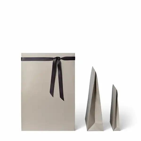 Geschenktüte Warmes Grau 29x12x42 cm