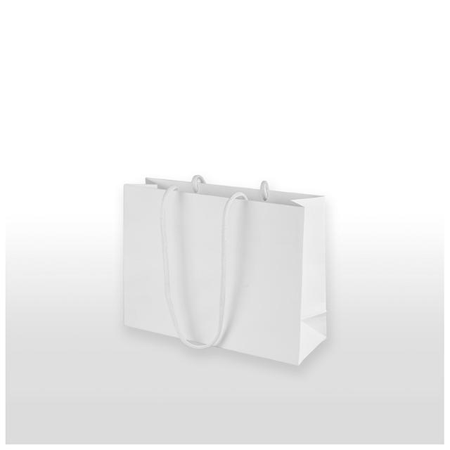 Luxuspapiertragetasche Gmund White 27x9x20 cm