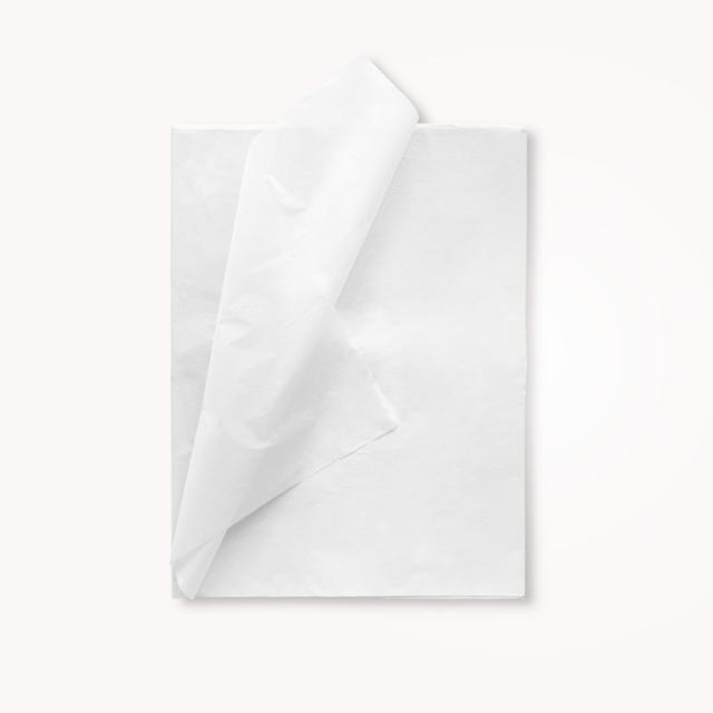 Silkepapir, White, 50 x 75 cm