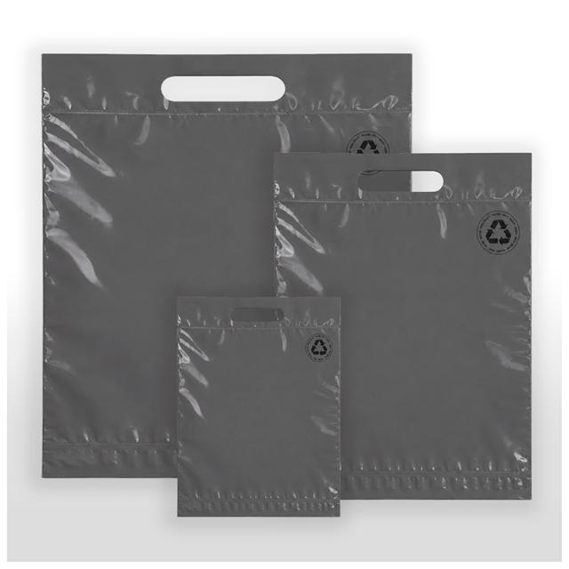 Forsendelsespose, grey, S, 100 stk