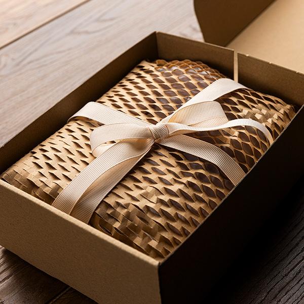 Geschenkpapier 2035 Brown S  60 cm x 100m