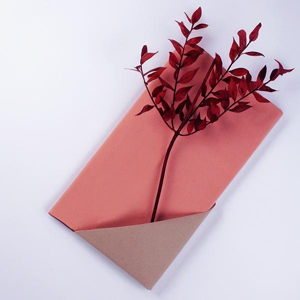 Geschenkpapier 2062 55cm x 100m Antik Rose / Coral
