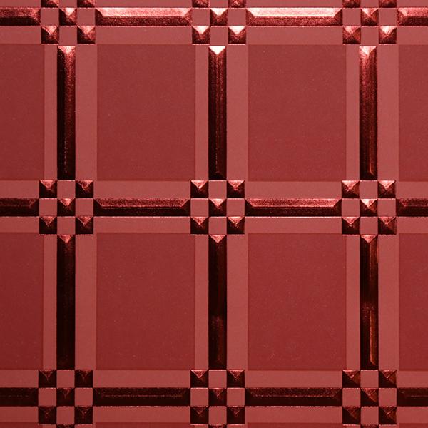 Weihnachtsgeschenkpapier 6423 Red Braided Hearts 55 cm x 120 m