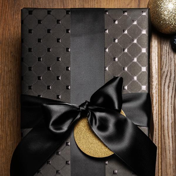 Weihnachtsgeschenkpapier  6434 Black Diamond 55 cm x 100 m