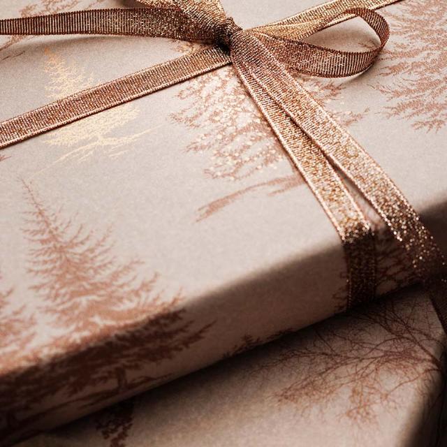 Christmas paper 6523 Christmas Atmosphere Coffee  55 cm x 100m