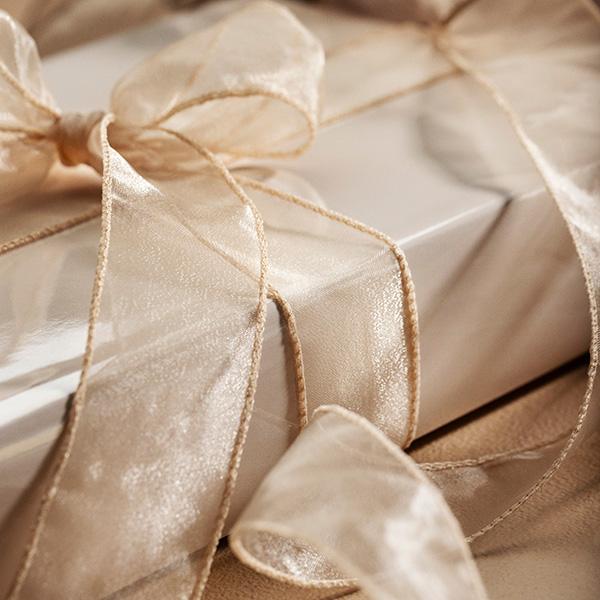 Organzaband Champagne 40mm x 45m