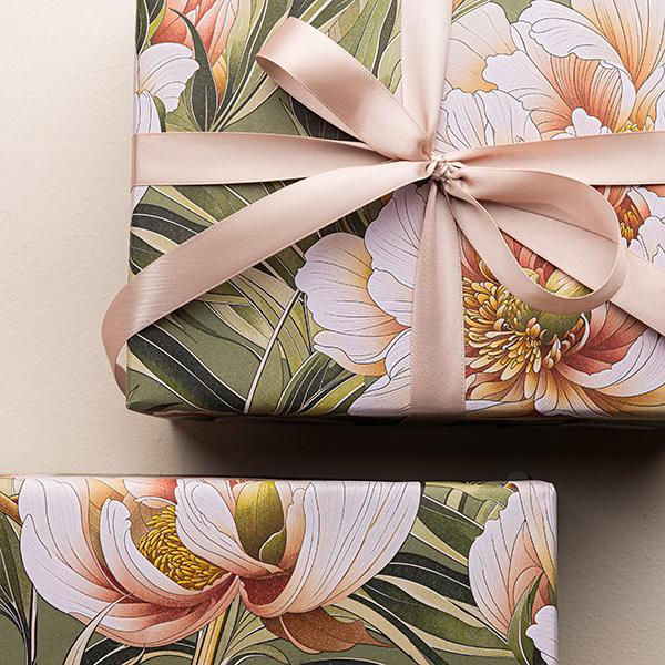 Geschenkband 18mm 90m Moonstone