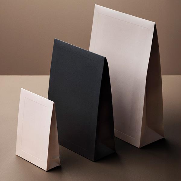 Geschenktüte Schwarz mit Rahmen 160x60x230+60mm