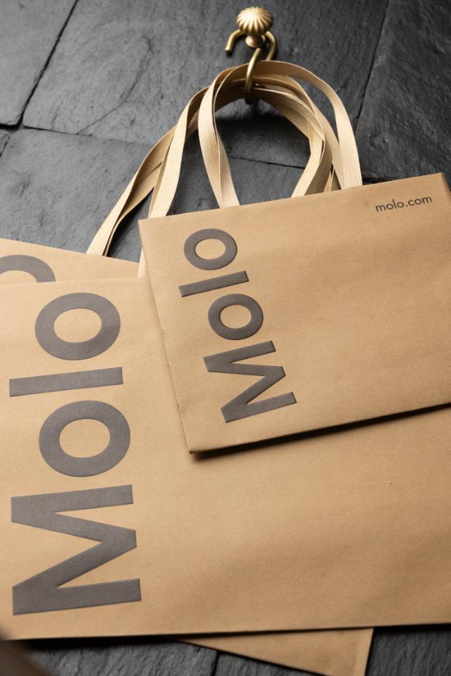Molo-Papiertaschen, entworfen bei Embacollage